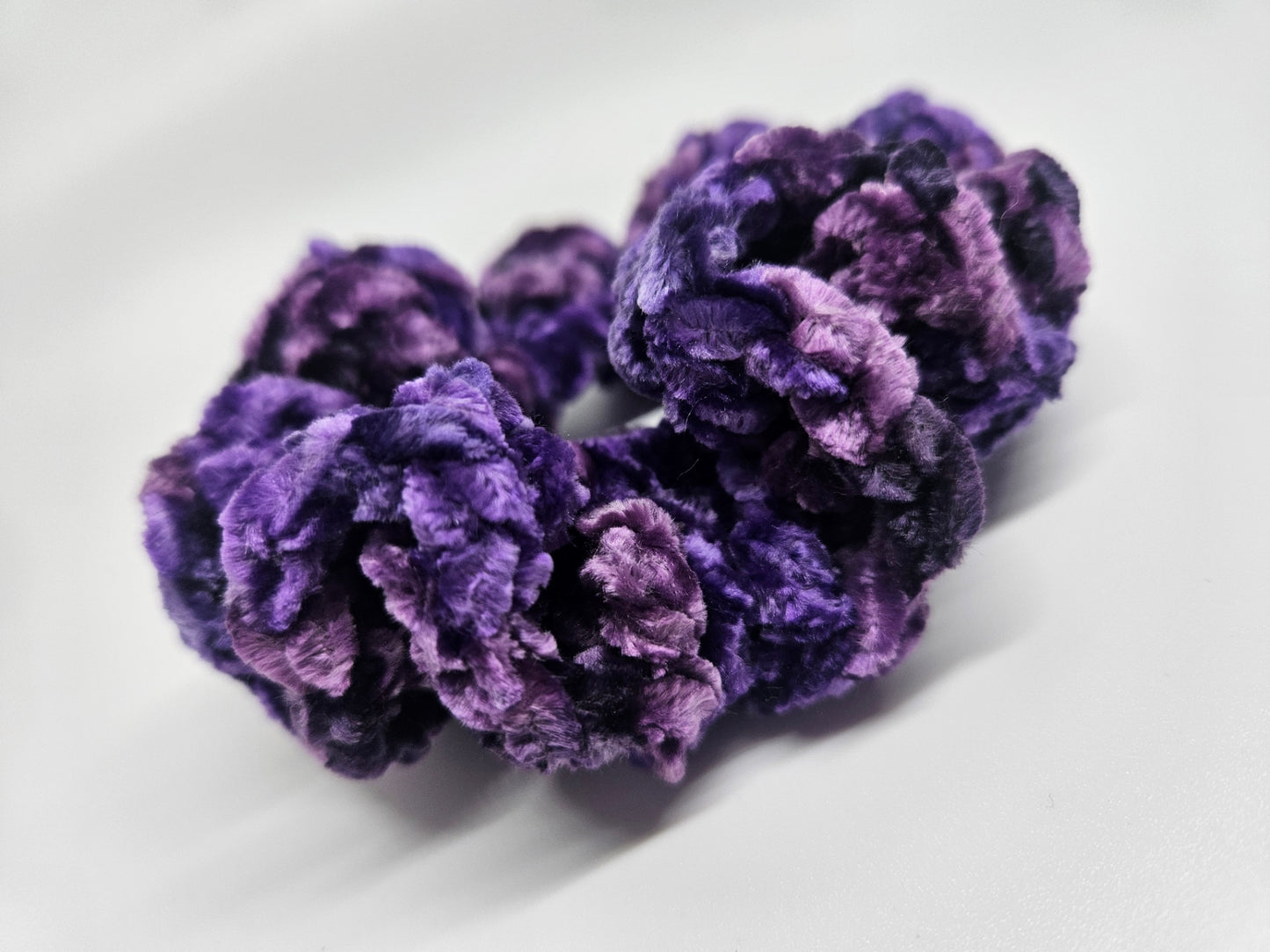 Multi-Purple Velvet Scrunchies- 2 Pack