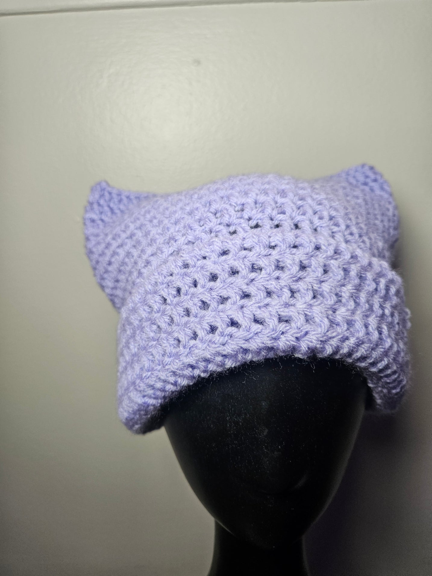 Light Purple Cat Ear Beanie